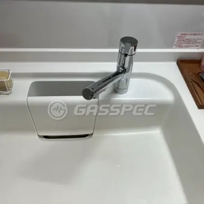 施工後の水栓・蛇口（TOTO TKS05305JA）
