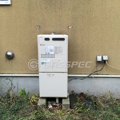施工後の暖房熱源機（ノーリツ GTH-2445SAWX3H-1 BL）