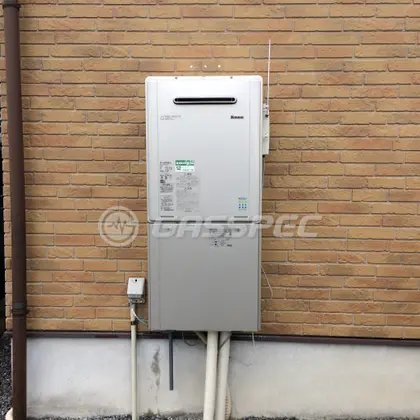 施工後の給湯器（リンナイ RUF-E2405SAW(A)）