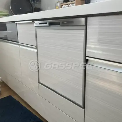 施工後のビルトイン食洗機（パナソニック NP-45MS9S）