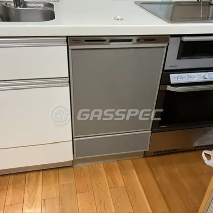 施工後のビルトイン食洗機（パナソニック NP-45MD9S）