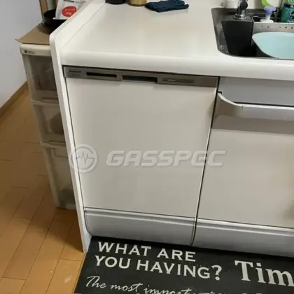 施工後のビルトイン食洗機（パナソニック NP-45MS9W）