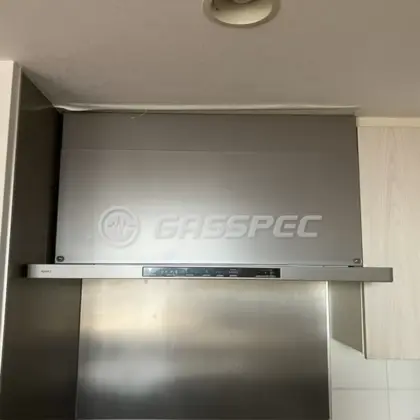 施工後のレンジフード（ノーリツ NFG9S25MSV）