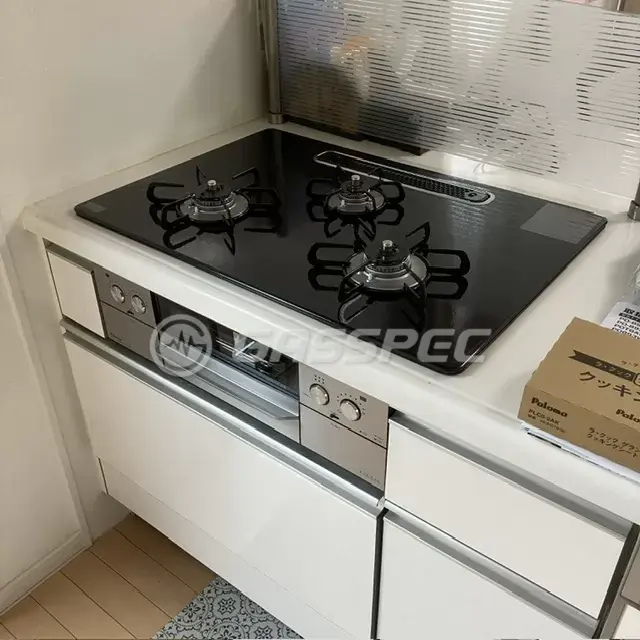 交換後のビルトインガスコンロ（パロマ PD-893WS-U75CK）