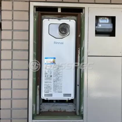 施工後の給湯器（リンナイ RUF-SA1615SAT-L(A)80）