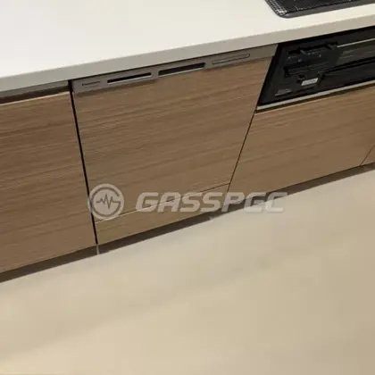 施工後のビルトイン食洗機（パナソニック NP-45MD9W）