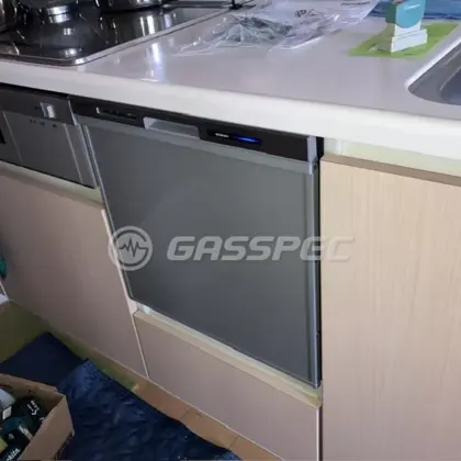 施工後のビルトイン食洗機（パナソニック NP-45MS9S）