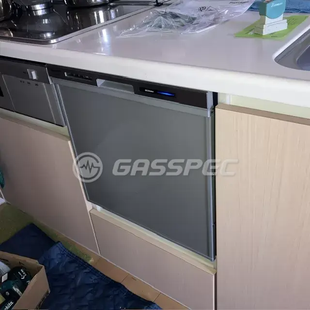 交換後のビルトイン食洗機（パナソニック NP-45MS9S）