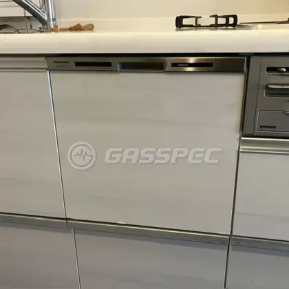 施工後のビルトイン食洗機（パナソニック NP-45MS9W）