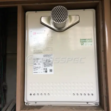 施工後の給湯器（ノーリツ GT-2460AWX-T BL）