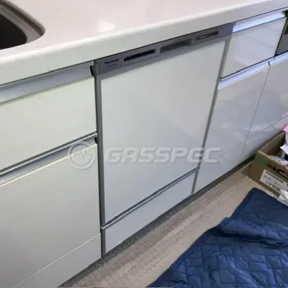 施工後のビルトイン食洗機（パナソニック NP-45MD9S）