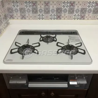 施工後のビルトインガスコンロ（パロマ PD-509WS-60CV）