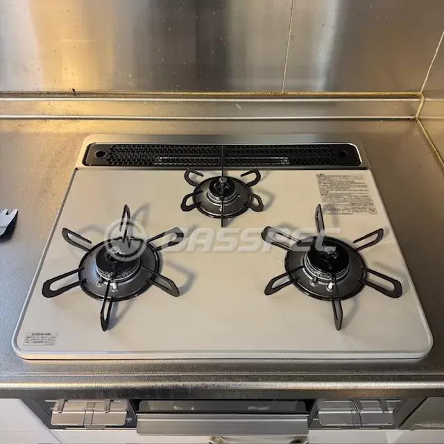 交換後のビルトインガスコンロ（パロマ PD-509WS-60CV）