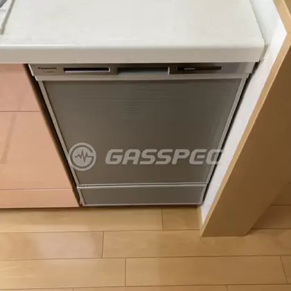 施工後のビルトイン食洗機（パナソニック NP-45MD9S）
