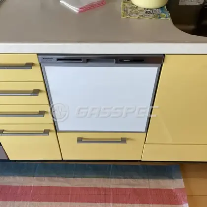 施工後のビルトイン食洗機（パナソニック NP-45MS9S）