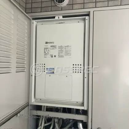 施工後の暖房熱源機（ノーリツ GTH-2454AW3H-TB BL）
