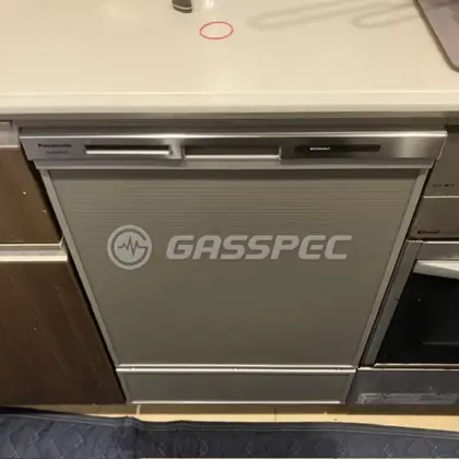 施工後のビルトイン食洗機（パナソニック NP-45MD9S）