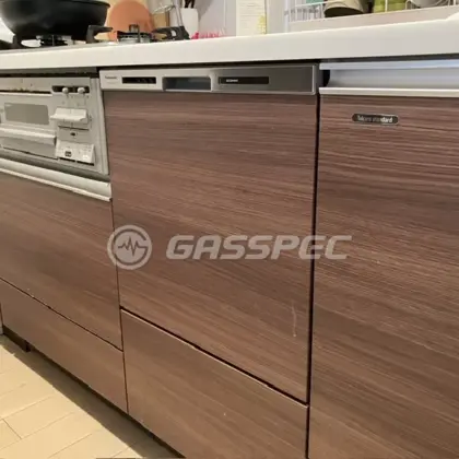 施工後のビルトイン食洗機（パナソニック NP-45MS9W）