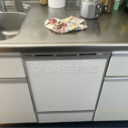 施工後のビルトイン食洗機（パナソニック NP-45RD9S）