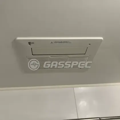 施工後の浴室乾燥機（ノーリツ BDV-3307AUKNSC-J3-BL）
