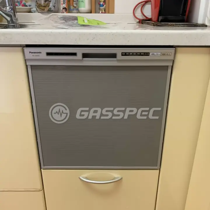 交換後のビルトイン食洗機（パナソニック NP-45RS9S）