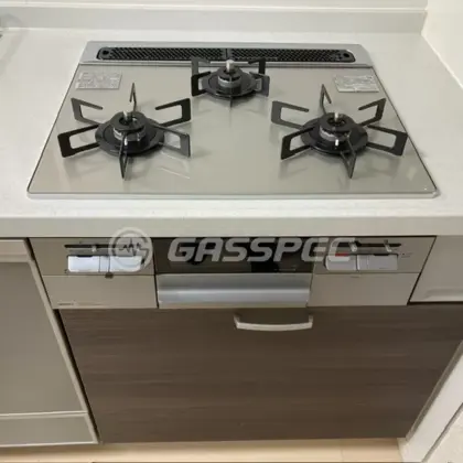 施工後のビルトインガスコンロ（ノーリツ N3WV6RWTP2SI）