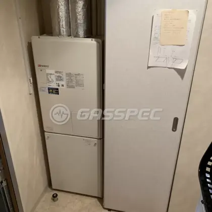 施工後の暖房熱源機（ノーリツ GTH-1644SAWX3H-FF-1-KR BL）