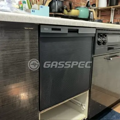 施工後のビルトイン食洗機（リンナイ RSW-405AA-B）