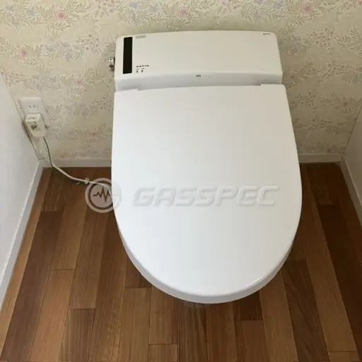 交換前の便座（INAX DV-316AU）