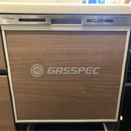 施工後のビルトイン食洗機（パナソニック NP-45MS9S）