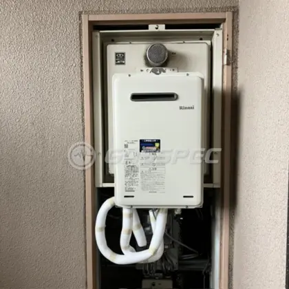 施工前の給湯器（YG1602RG）