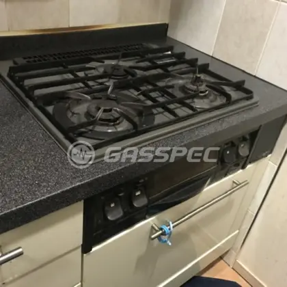 施工前のビルトインガスコンロ（PKD-36CGR1）