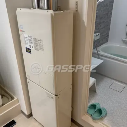施工後の暖房熱源機（ノーリツ GTH-1644SAWX3H-FF-1-KR BL）