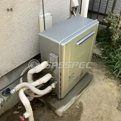 施工後の給湯器（ノーリツ GT-C2472SAR-1 BL）