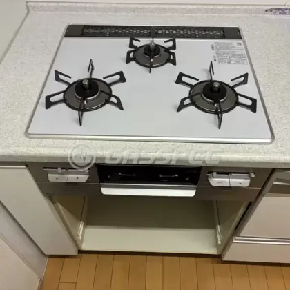 施工後のビルトインガスコンロ（リンナイ RS31AW36P49R7VW）