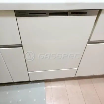 施工後のビルトイン食洗機（パナソニック NP-45MD9W）