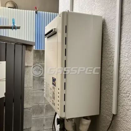 施工後の給湯器（ノーリツ GT-2070SAW-1 BL）