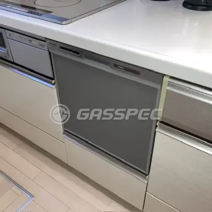 施工後のビルトイン食洗機（パナソニック NP-45MS9S）