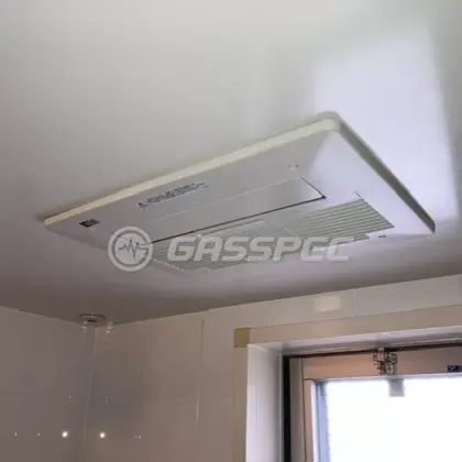 施工後の浴室乾燥機（ノーリツ BDV-3307AUKNSC-J3-BL）