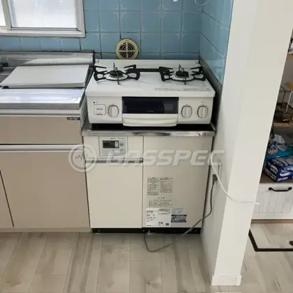 施工後の給湯器（ノーリツ GBG-1610D-2　CR(3型)）