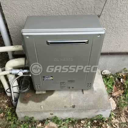 施工後の給湯器（ノーリツ GRQ-C2462SAX-2）