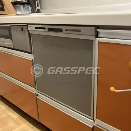 施工後のビルトイン食洗機（パナソニック NP-45MS9S）