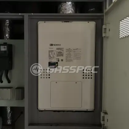 施工後の暖房熱源機（ノーリツ GTH-2454AW3H-H BL）