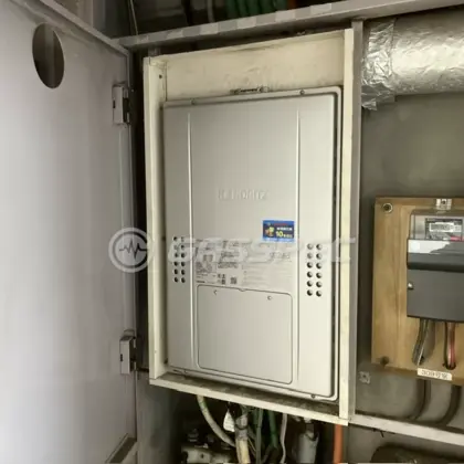 施工後の暖房熱源機（ノーリツ GTH-CP2470AW3H-H BL）