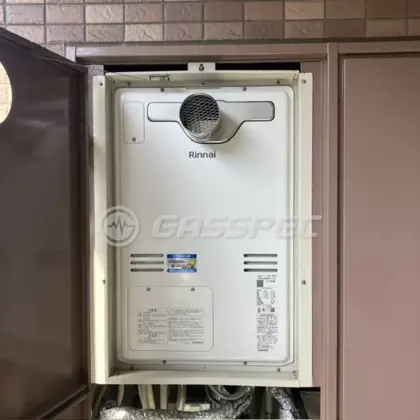 施工後の暖房熱源機（リンナイ RUFH-A2400AT2-1(A)）