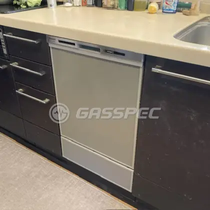 施工後のビルトイン食洗機（パナソニック NP-45MD9S）