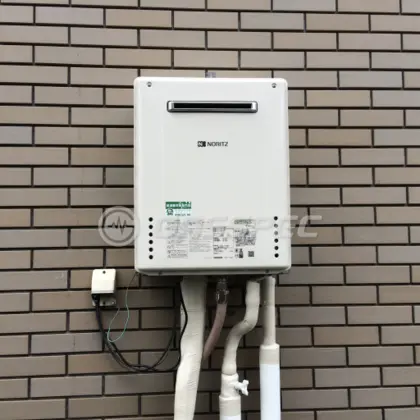 施工後の給湯器（ノーリツ GT-2060SAWX BL）