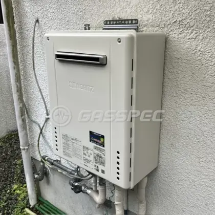 施工後の給湯器（ノーリツ GT-1670AW-1 BL）
