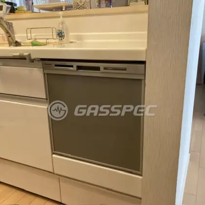 施工後のビルトイン食洗機（パナソニック NP-45MS9S）