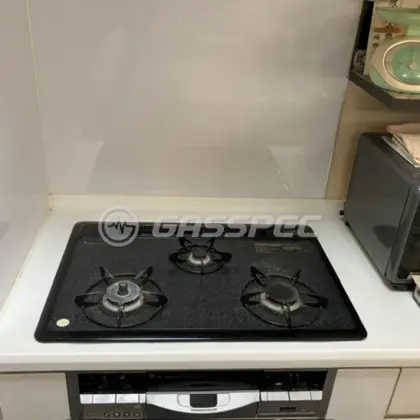 施工前のビルトインガスコンロ（DG3285DR）